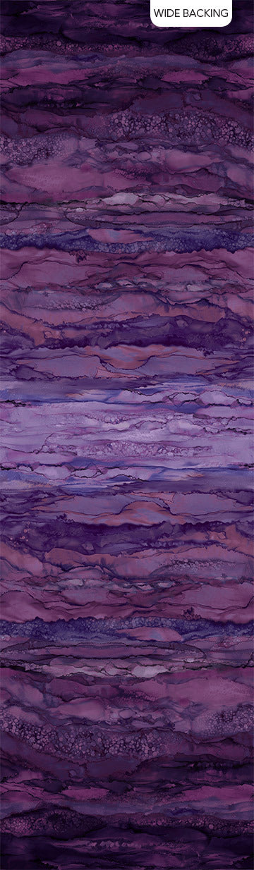 **Northcott Studio B24345-84 Bliss Ombre Ensemble AMETHYST WIDEBACK 108" / 270 cms. Priced per 50 Cm.