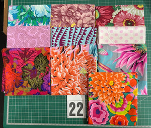 Kaffe Fassett Collective Collection Fat Quarter Bundle - 10 Metric Fat Quarters 22