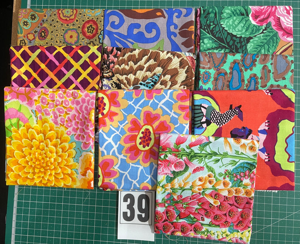Kaffe Fassett Collective Collection Fat Quarter Bundle - 10 Metric Fat Quarters