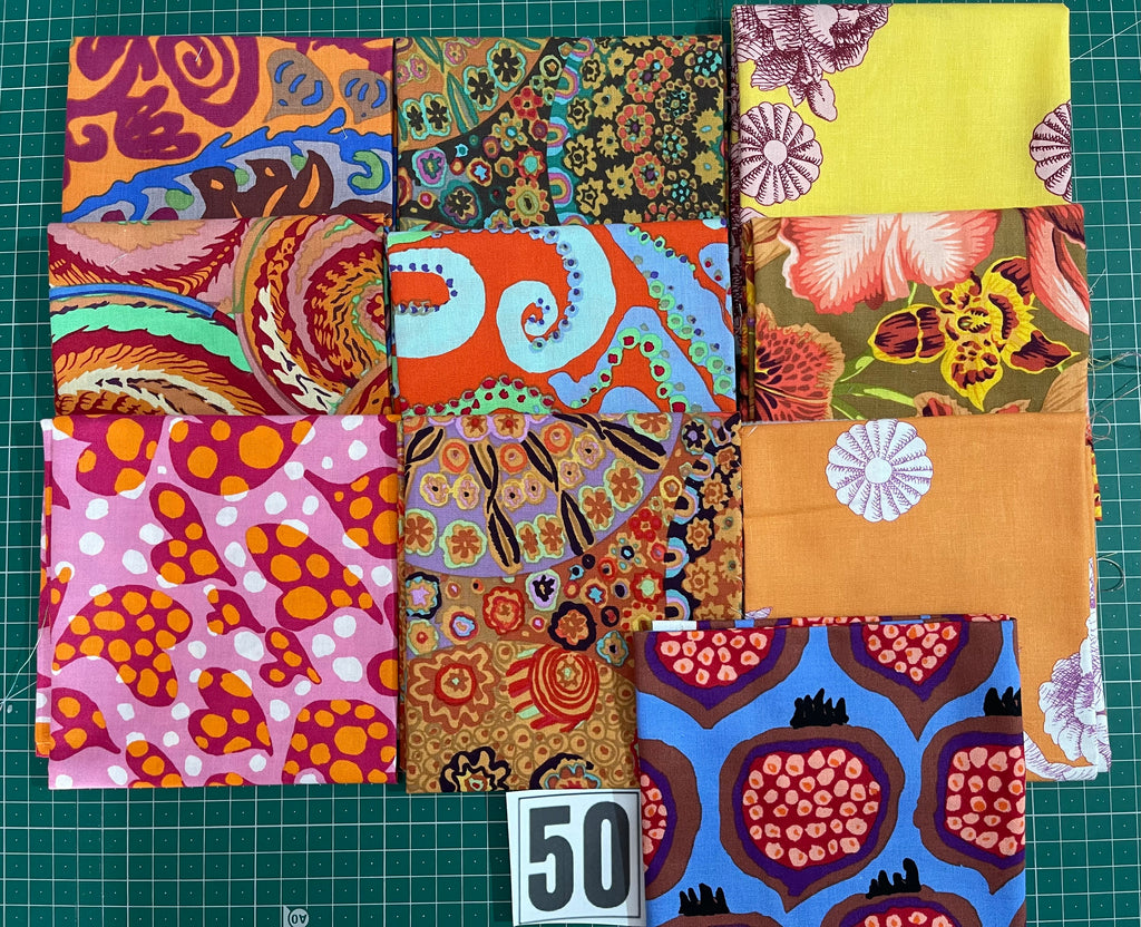 Kaffe Fassett Collective Collection Fat Quarter Bundle - 10 Metric Fat Quarters
