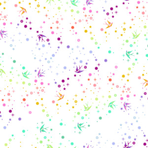 MINKY TRUE COLORS Fairy Dust MKTP005.WHITE.Priced per 50cm