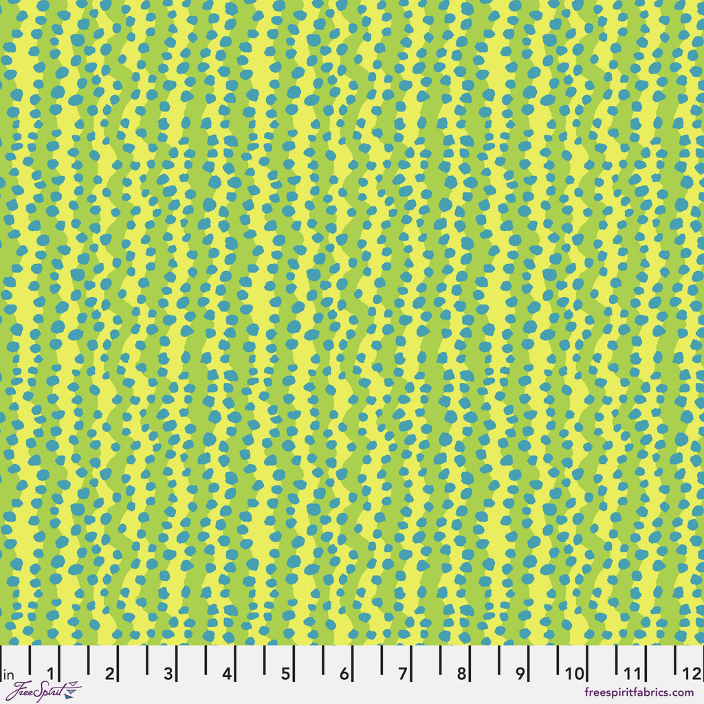 KFC Small Bubble Stripe YELLOW PWBM097 Feb 2025  Priced per 25cm