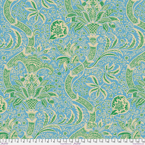 Kaffe & Morris & Co Indian AQUA PWKW005 Priced per 25cm
