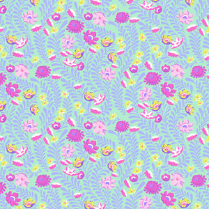 UNTAMED Flower Field PWTP243.COSMIC.Priced per 25cm