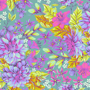 **Untamed by Tula Pink QBTP017.COSMIC Hello Dahlia WIDEBACK  Priced per 50 cm