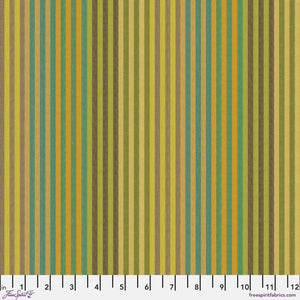 Kaffe Fassett WOVEN STRIPES WSGP001.SPROUT Caterpillar Stripe.Priced per 25cm