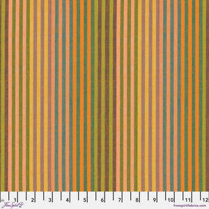 *REMNANT Kaffe Fassett WOVEN STRIPES WSGP001.SUNSHINE Caterpillar Stripe - 1.1 METRE