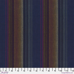 Kaffe Fassett WOVEN STRIPES WSGP004.MIDNIGHT Exotic Stripe.Priced per 25cm