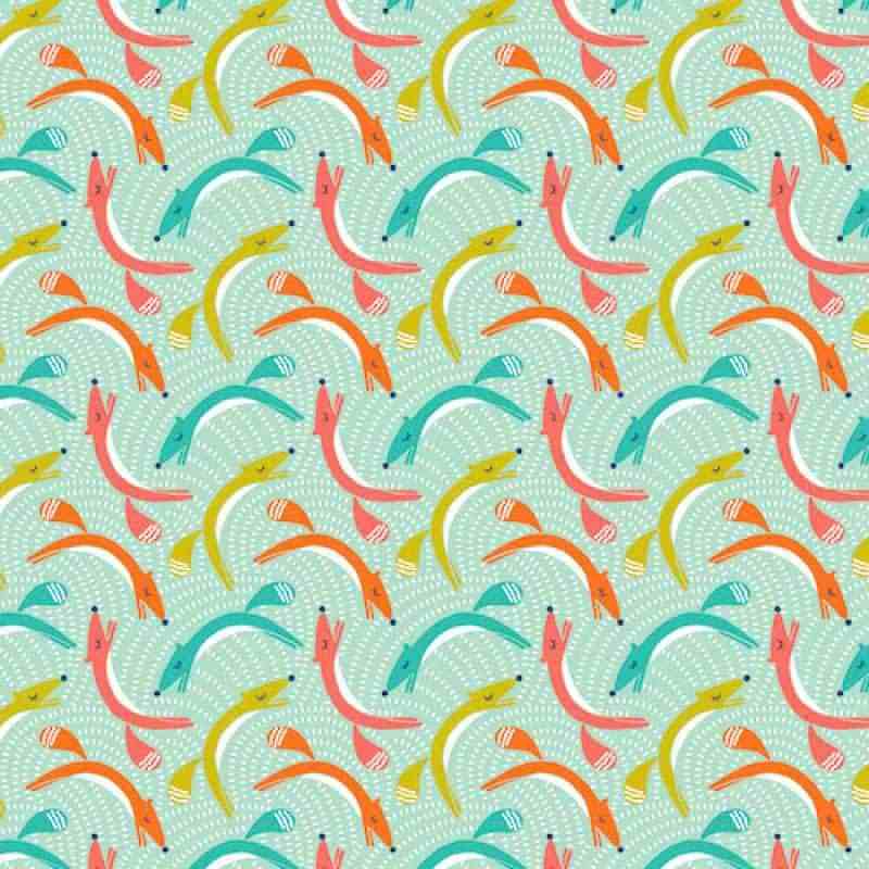 *PRE CUT Dashwood Fablewood - FABL 1166 – Leaping Foxes - 1 Metre