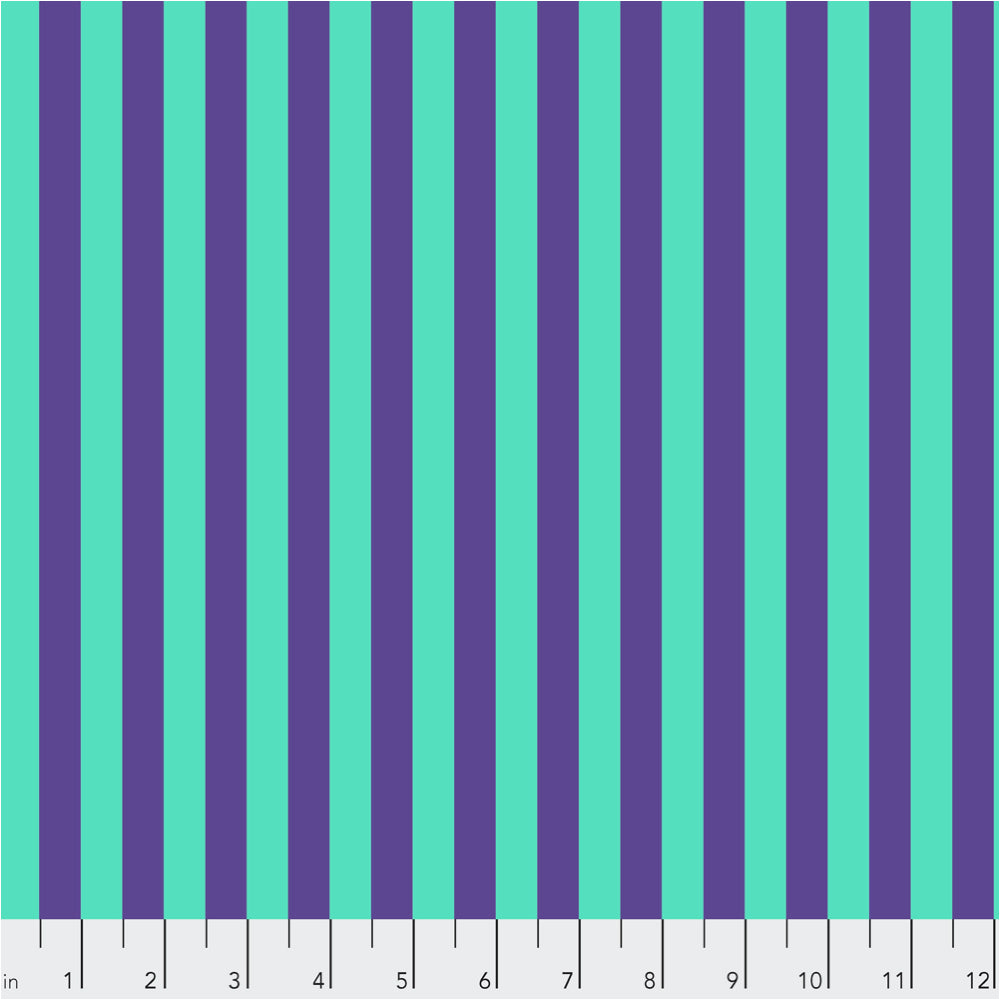 True Colors Tent Stripe IRIS  PWTP069 by Tula Pink.Priced per 25cm
