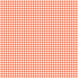 Sweet Bees Gingham Check Light Coral by SusyBee SB20368-420.Priced per 25cm