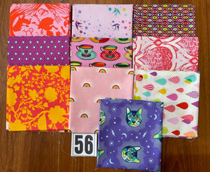 Tula Pink Fat Quarter Bundle - 10 Metric Fat Quarters