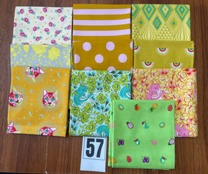 Tula Pink Fat Quarter Bundle - 10 Metric Fat Quarters