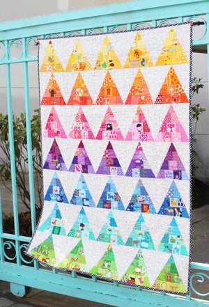 Clay Court Quilt Pattern: Paper Pattern