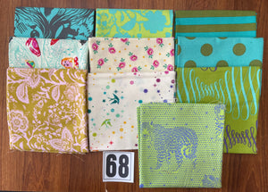 Tula Pink Fat Quarter Bundle - 10 Metric Fat Quarters
