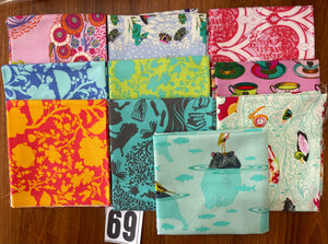 Tula Pink Fat Quarter Bundle - 10 Metric Fat Quarters