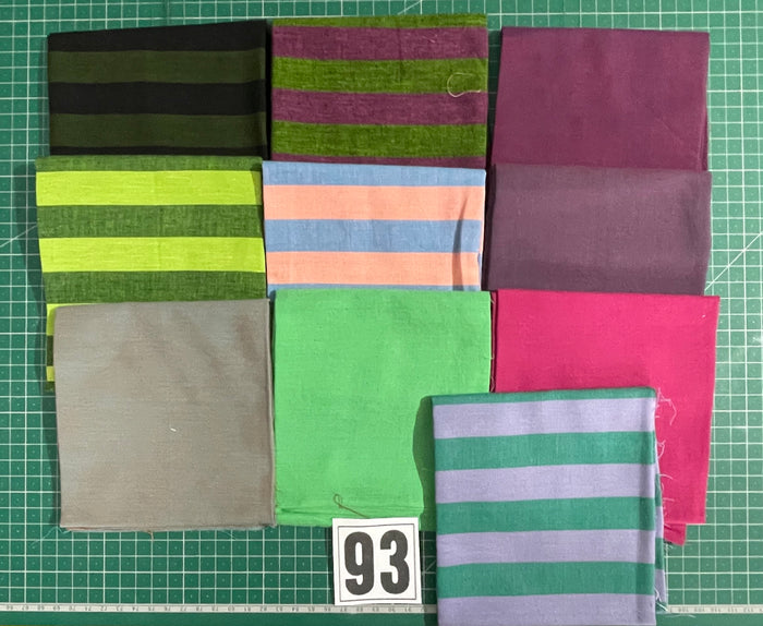 Kaffe Fassett Shot Cottons Fat Quarter Bundle - 10 Metric Fat Quarters