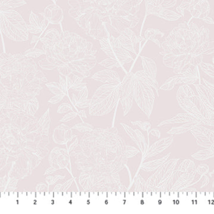 Indelible Soft AMT1003-31V Peony DOE by Anna Maria Priced per 25 Cm.