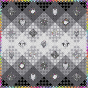 **Preorder Shade to Gray Quilt Kit - Graywork KIT2QTTP.FADE Tula Pink Due Dec/Jan