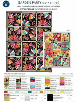 Garden Party by Laura Heine Quilt Pattern