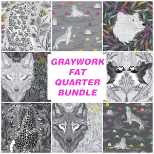 **Pre Order Graywork Fat Quarter Bundle (8 Fabrics) due to arrive Oct/Nov 2025