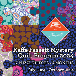 **Kaffe Fassett Collective Mystery Quilt Program 2024 - DELFT COLORWAY