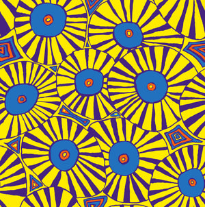 KFC Brollies YELLOW PWBM083.*LAST CHANCE Priced per 25cm