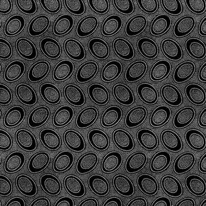 KFC Aboriginal Dot BLACK PWGP071 Aug 2026 Priced per 25cm
