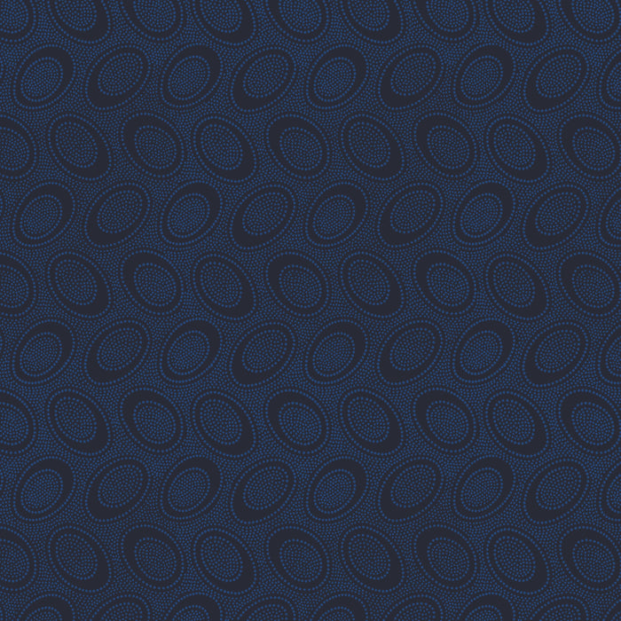 KFC Aboriginal Dot MIDNIGHT PWGP071 Feb 2025  Priced per 25cm