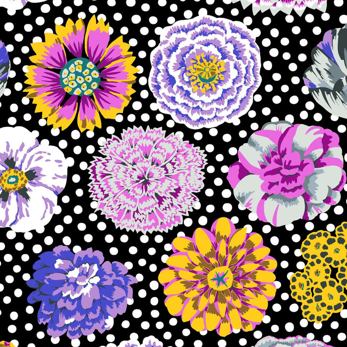 KFC Big Blooms BLACK PWGP091.Priced per 25cm