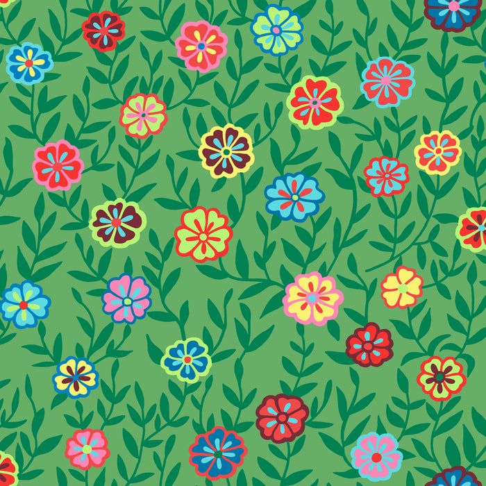 KFC Busy Lizzy Green PWGP175.*LAST CHANCE Priced per 25cm