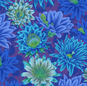 KFC Cactus Flower BLUE PWPJ096.Priced per 25cm