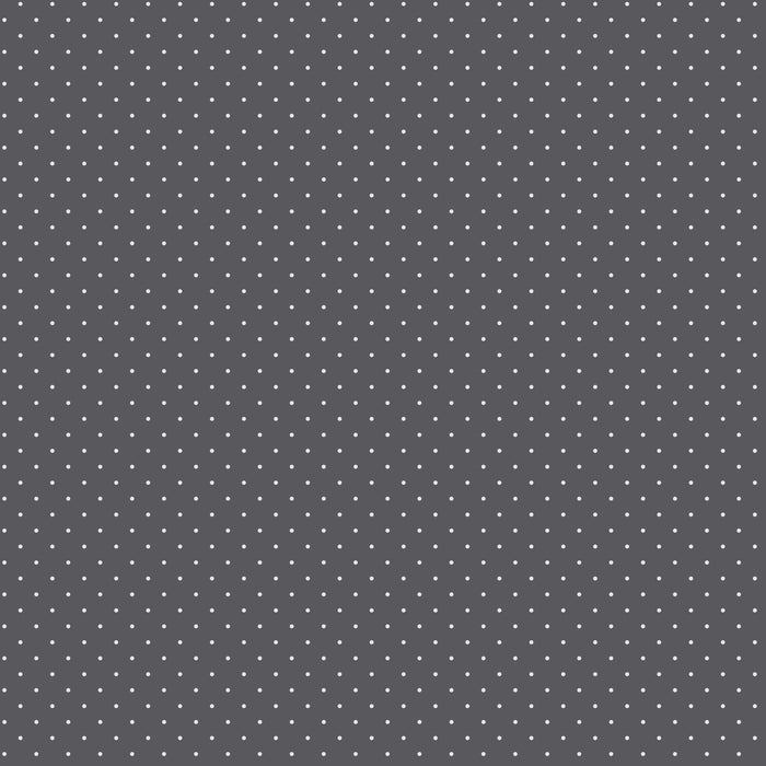 *Pre Order - GRAY TRUE COLORS PWTP185.CARBON Tiny Dots.Priced per 25cm - Due Oct/Nov