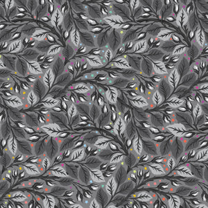 **Pre Order Tula Pink Graywork QBTP019.FOG Best Buds QBTP019.SHADOW Best Buds 108" WIDEBACK in  Priced per 50 cm due Nov/Dec