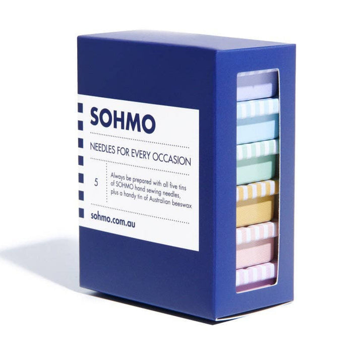 SOHMO - Needles for Every Occasion: Australian Beeswax + Easy Thread Needles + Embroidery Needles + Milliner Needles + Sharps Needles + Tapestry Needles