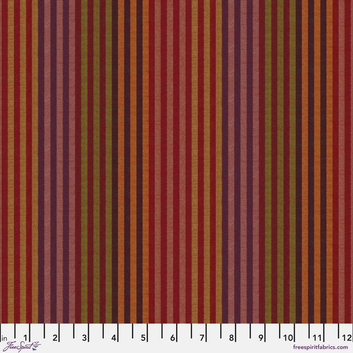 *Pre Order Kaffe Fassett WOVEN STRIPES WSGP001.EARTH Caterpillar Stripe.Priced per 25cm - due March/April 2025