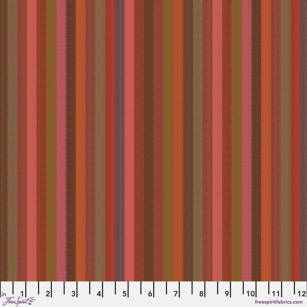 *Pre Order Kaffe Fassett WOVEN STRIPES WSGP002.TOMATO  Narrow Stripe.Priced per 25cm - due March/April 2025