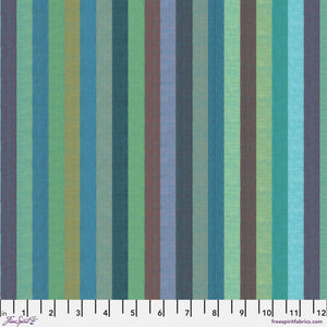 *Pre Order Kaffe Fassett WOVEN STRIPES WSGP003.AZURE Broad Stripe.Priced per 25cm - due March/April 2025