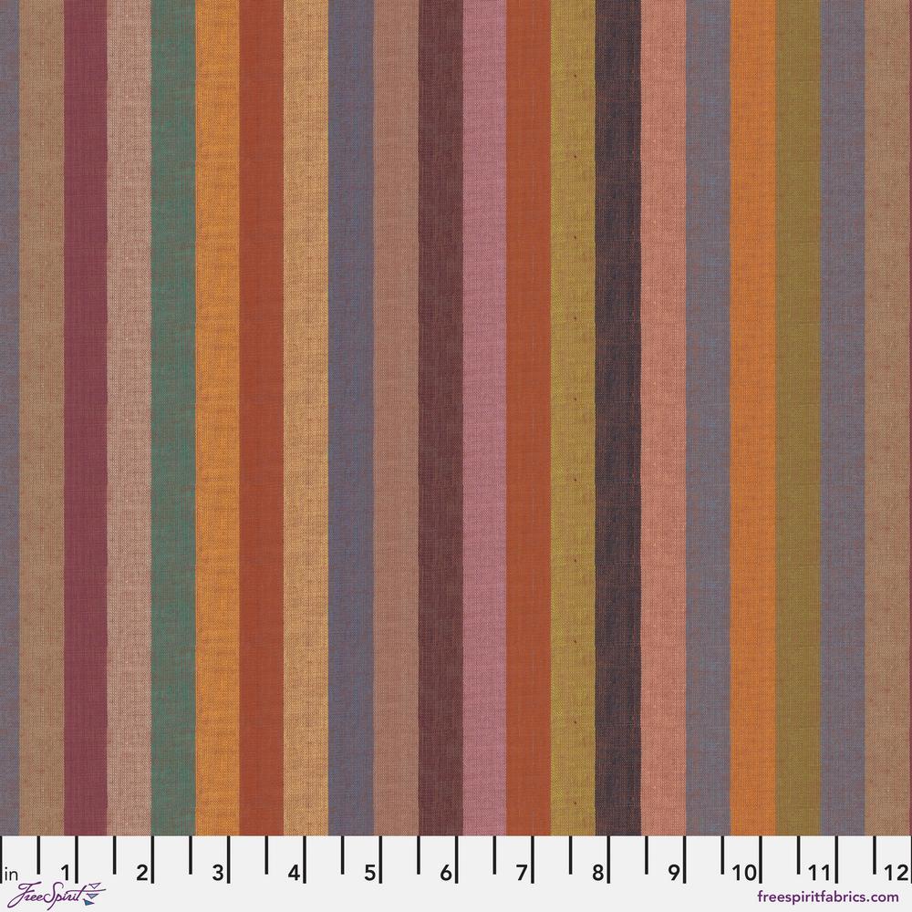 *Pre Order Kaffe Fassett WOVEN STRIPES WSGP003.DUSKY Broad Stripe.Priced per 25cm - due March/April 2025