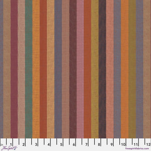 *Pre Order Kaffe Fassett WOVEN STRIPES WSGP003.DUSKY Broad Stripe.Priced per 25cm - due March/April 2025