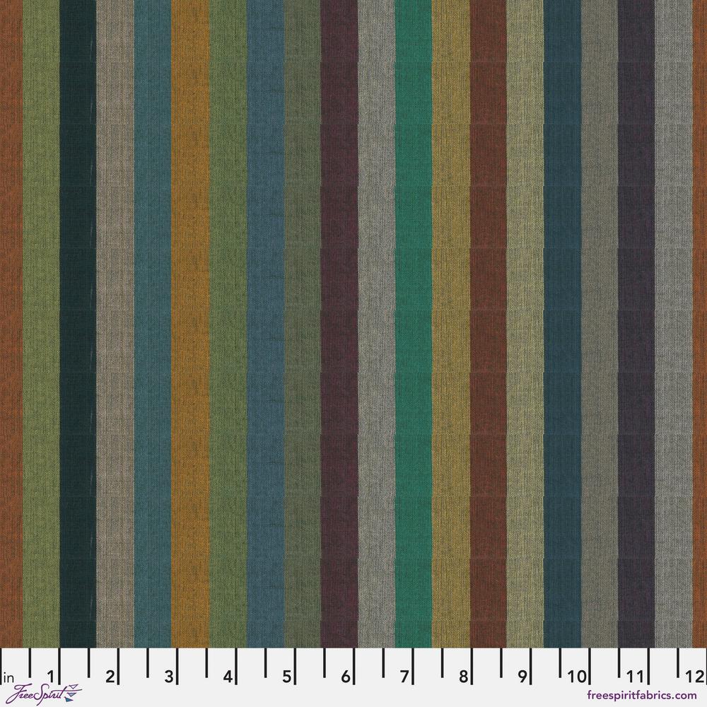 *Pre Order Kaffe Fassett WOVEN STRIPES WSGP003.MULTI Broad Stripe.Priced per 25cm - due March/April 2025