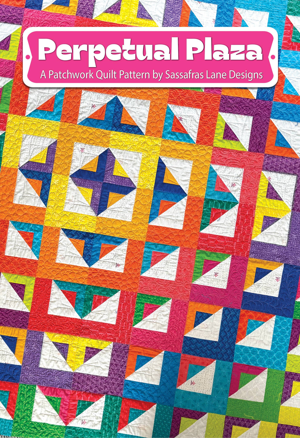 Perpetual Plaza Quilt Pattern: Paper Pattern.