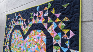 MINI Exploding Heart Quilt Pattern: Paper Pattern