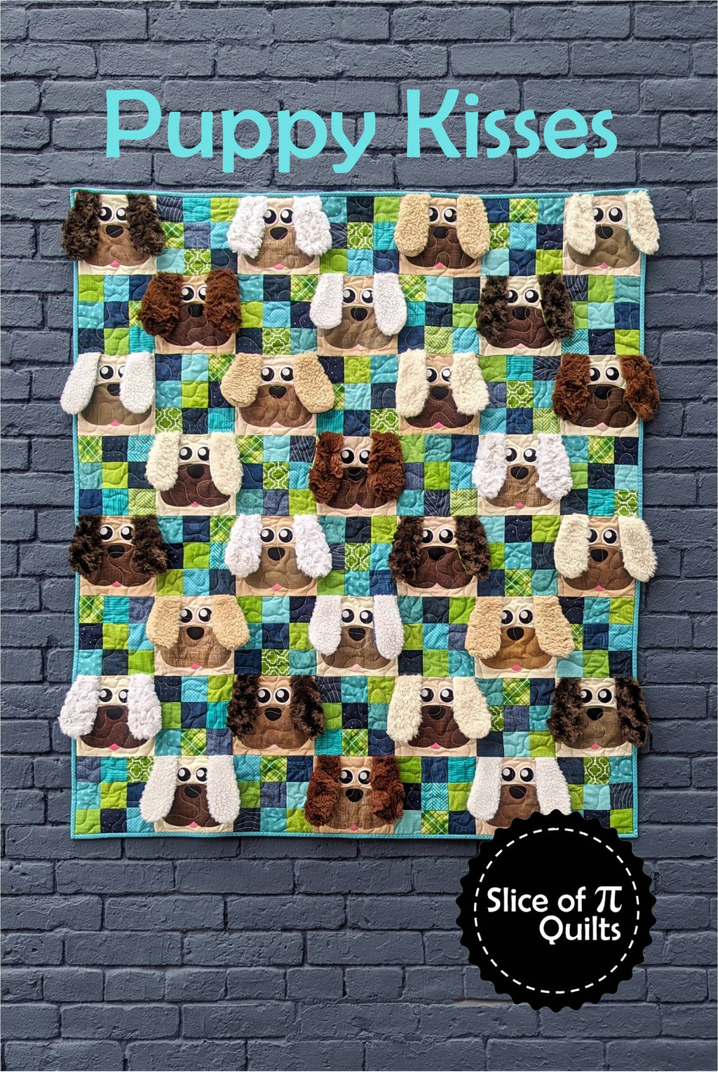 Puppy Kisses Quilt Pattern: Paper Pattern