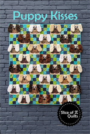 Puppy Kisses Quilt Pattern: Paper Pattern