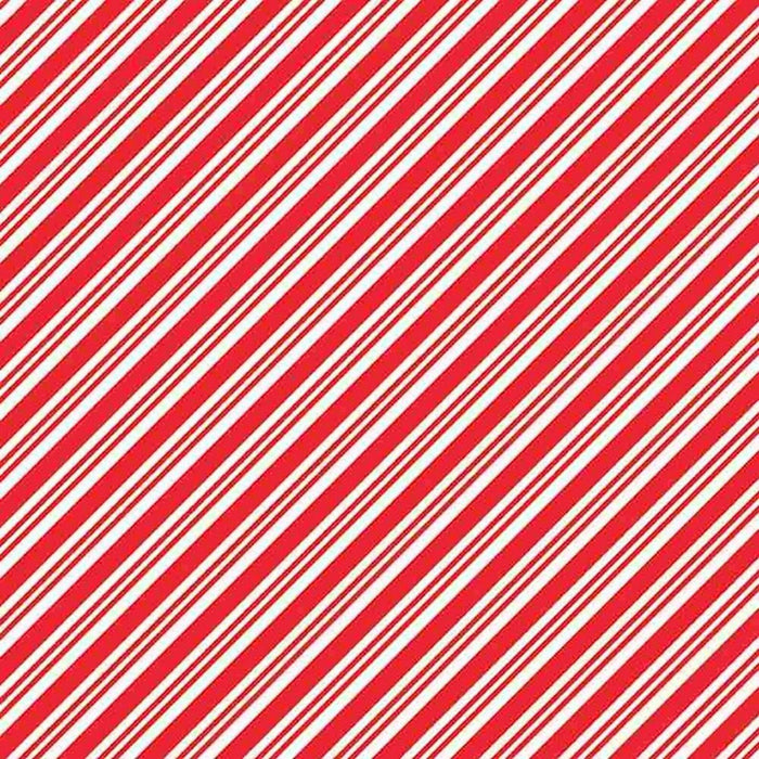 Marcus Fabrics NAUGHTY ELVES Candy Stripe RED R590348D.Priced per 25 Cm.