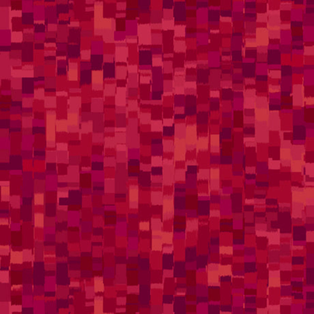 Ombre Squares 27427M Cranberry.Priced per 25cm.