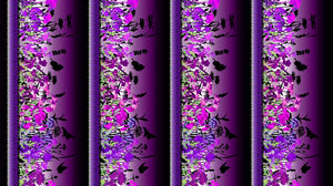Dreamscapes 11 by Jason Yenter 2JYH 3 Border Print Purple.Priced per 25cm