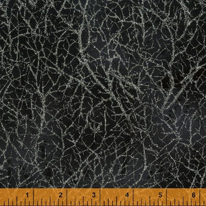 Windham Diamond Dust Metallic Texture BLACK 51394-39 Priced per 25cm.
