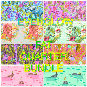 *Everglow designed by Tula Pink Fat Quarter Bundle